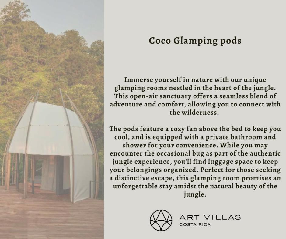 Art Villas Costa Rica, Villas & Glamping Uvita Exterior foto